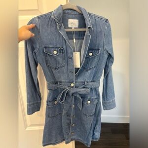 RAILS Denim Long Sleeve Mini dress- XS